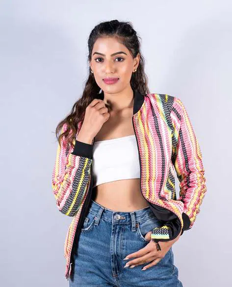 Jacket with Side Strips