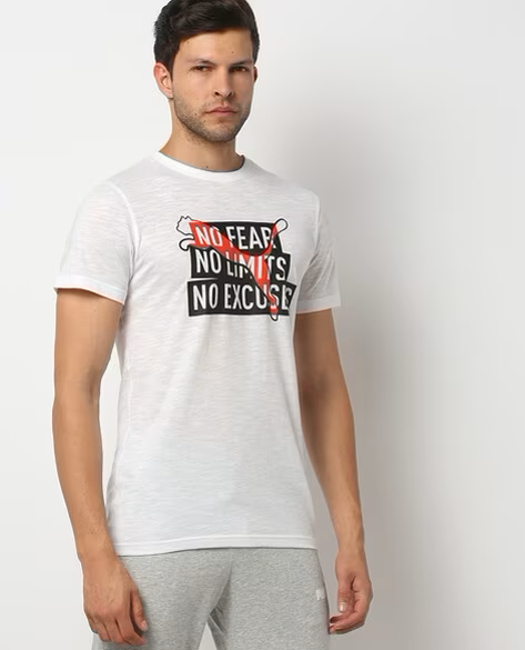 Piggy Skater Slogan T-shirt